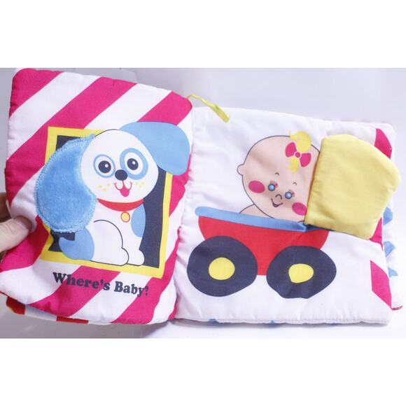 Playskool, Where's Baby Cloth Book, Toy, Educational, Interactive, Sensory - Picture 2 of 3